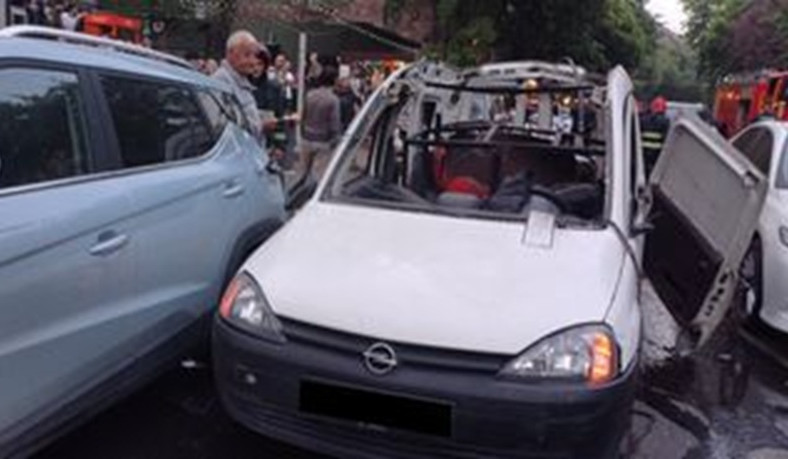 Սարյան փողոցում պայթյունի հետևանքով վնասվել է 5 տրանսպորտային միջոց