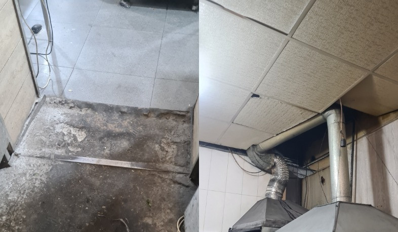 Երևանում հանրային սննդի կետն աշխատում է սանիտարահիգիենիկ կոպիտ խախտումներով. տնտեսվարողը կենթարկվի վարչական պատասխանատվության