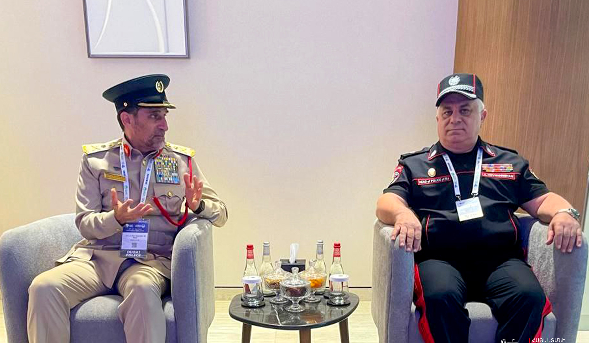 ՆԳՆ ոստիկանության պետի գլխավորած պատվիրակությունը Դուբայում մասնակցել է ոստիկանական համաշխարհային 4-րդ գագաթնաժողովին