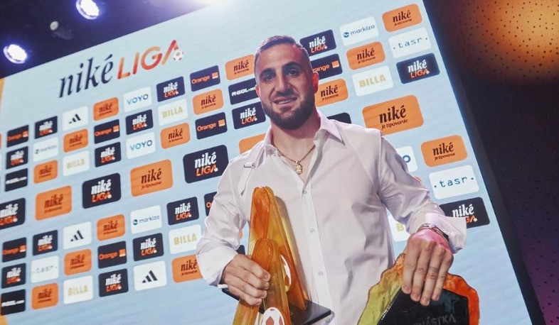 Տիգրան Բարսեղյանը՝ Սլովակիայի Նայք լիգայի 2024/25 մրցաշրջանի լավագույն ֆուտբոլիստ