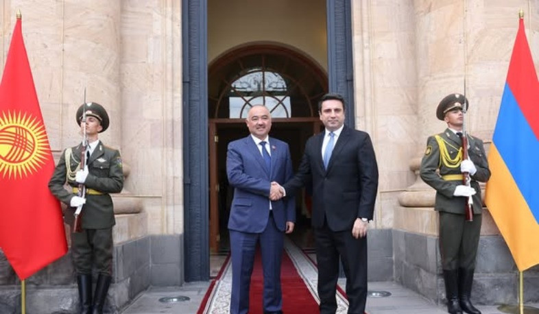 Alen Simonyan receives delegation led by Speaker of Kyrgyz Parliament