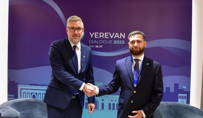 Vahan Kostanyan, has a meeting with Slovenia’s State Secretary of Ministry of Foreign and European Affairs