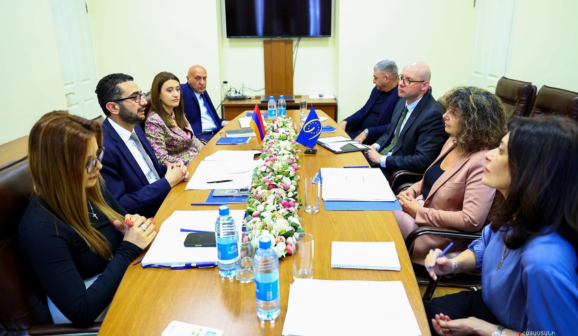 ՆԳ փոխախարարը Քլեր Օվեյի հետ հանդիպմանը բարձր է գնահատել Եվրոպայի խորհրդի հետ արդյունավետ համագործակցությունը