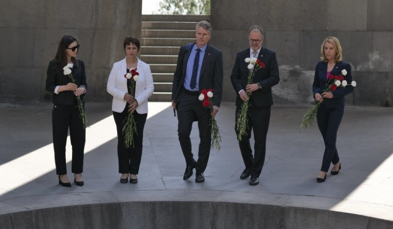 Delegation led by Vice President of Bavarian State Parliament visits Tsitsernakaberd Memorial Complex