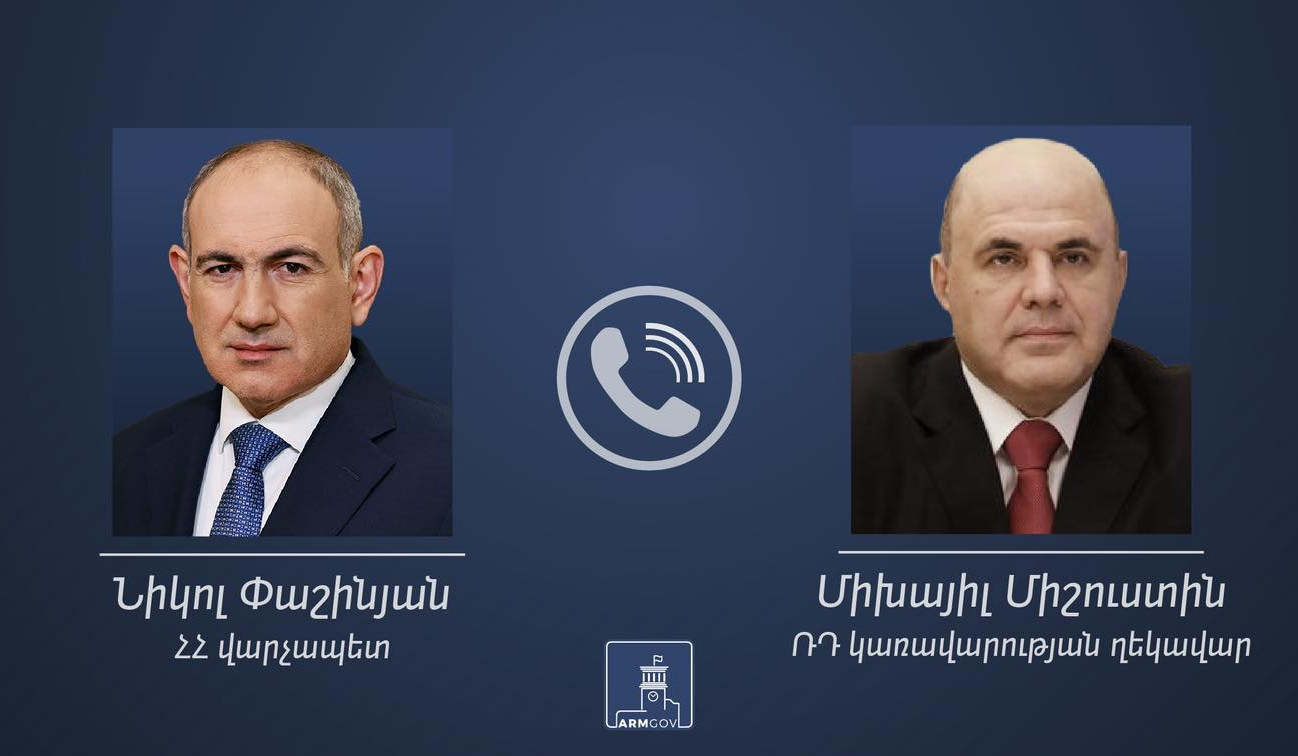 Pashinyan holds telephone conversation with Russian Prime Minister