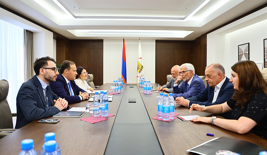 Երևանի փոխքաղաքապետը հանդիպել է Գերմանական կարմիր խաչի ներկայացուցիչների հետ