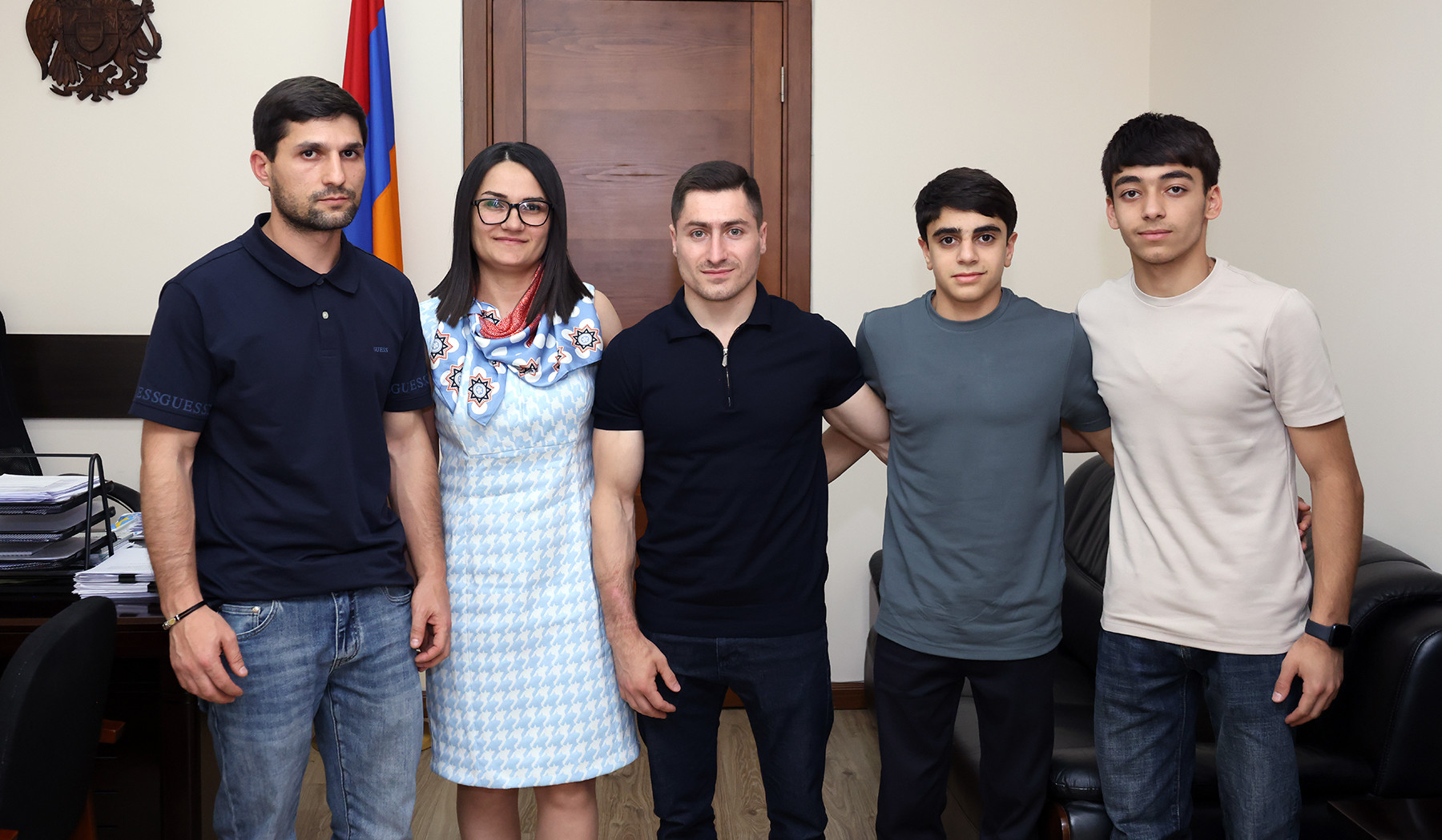 ԿԳՄՍ փոխնախարար Հասմիկ Ավագյանն ընդունել է մարմնամարզության Եվրոպայի առաջնության մեդալակիրներին