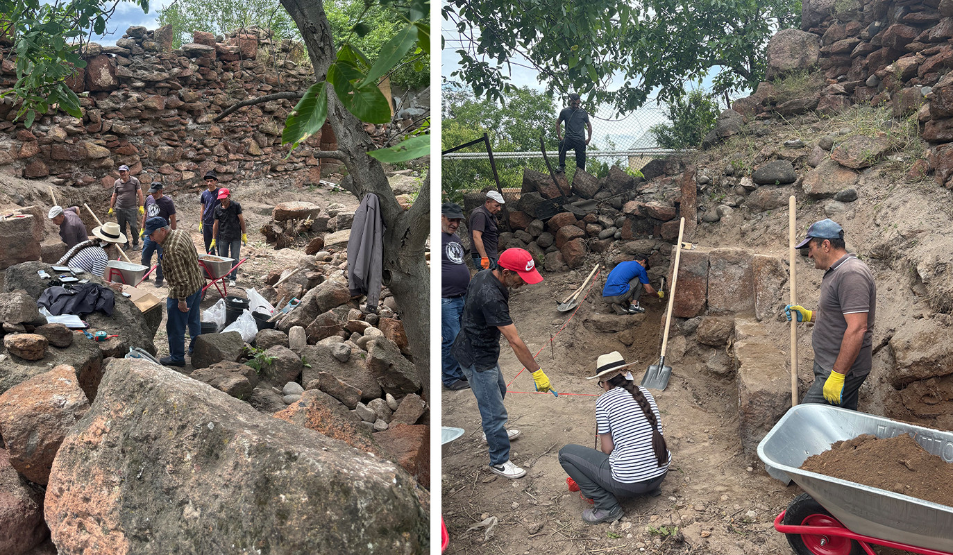 Հնագիտական պեղումներ Արագածոտնի մարզում