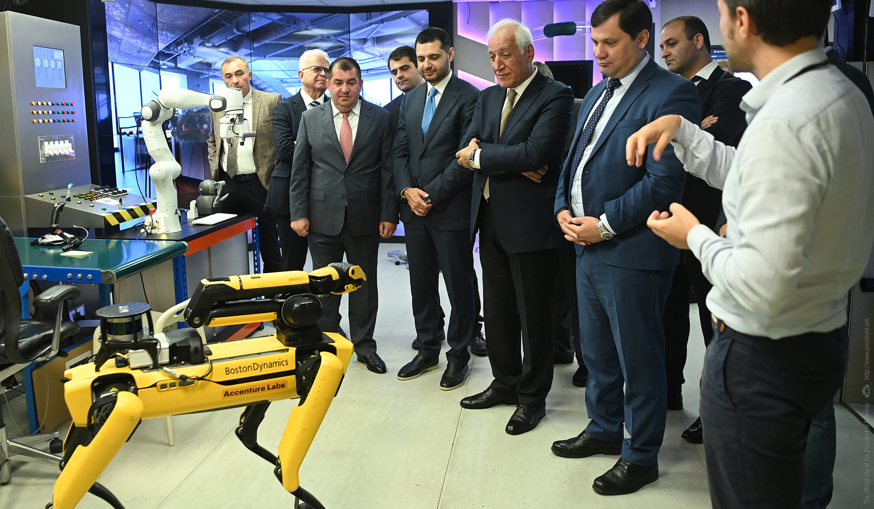 President Vahagn Khachaturyan visited Sophia Antipolis Technopark