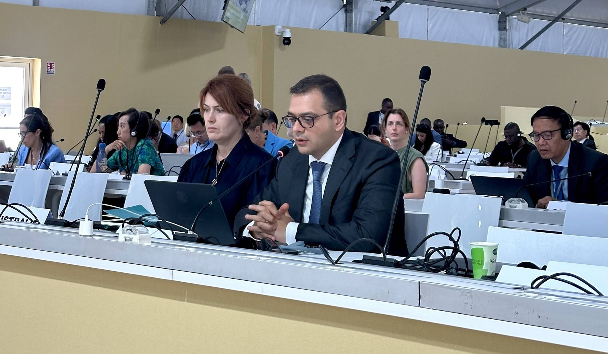 Deputy Foreign Minister presents challenges arising from marine pollution at discussion in Nice