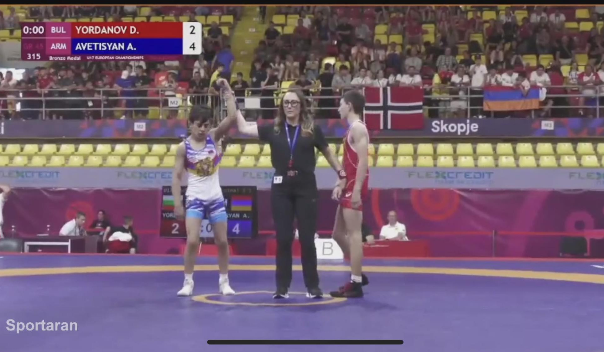 Ըմբիշ Արարատ Ավետիսյանը` ԵԱ-ի բրոնզե մեդալակիր