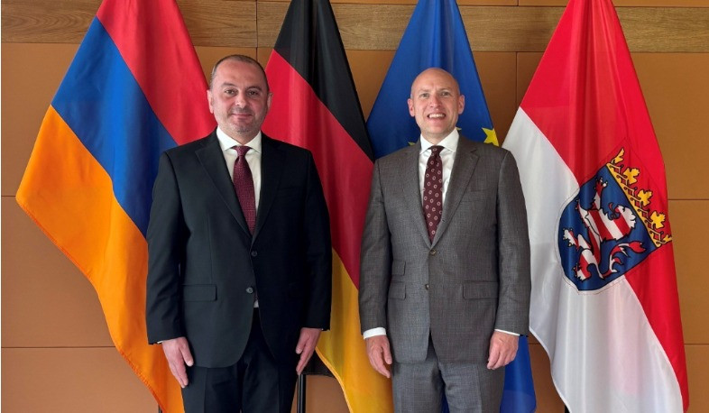 Ermənistanın Hessen əyaləti ilə əməkdaşlığının dərinləşdirilməsi perspektivləri müzakirə olunub