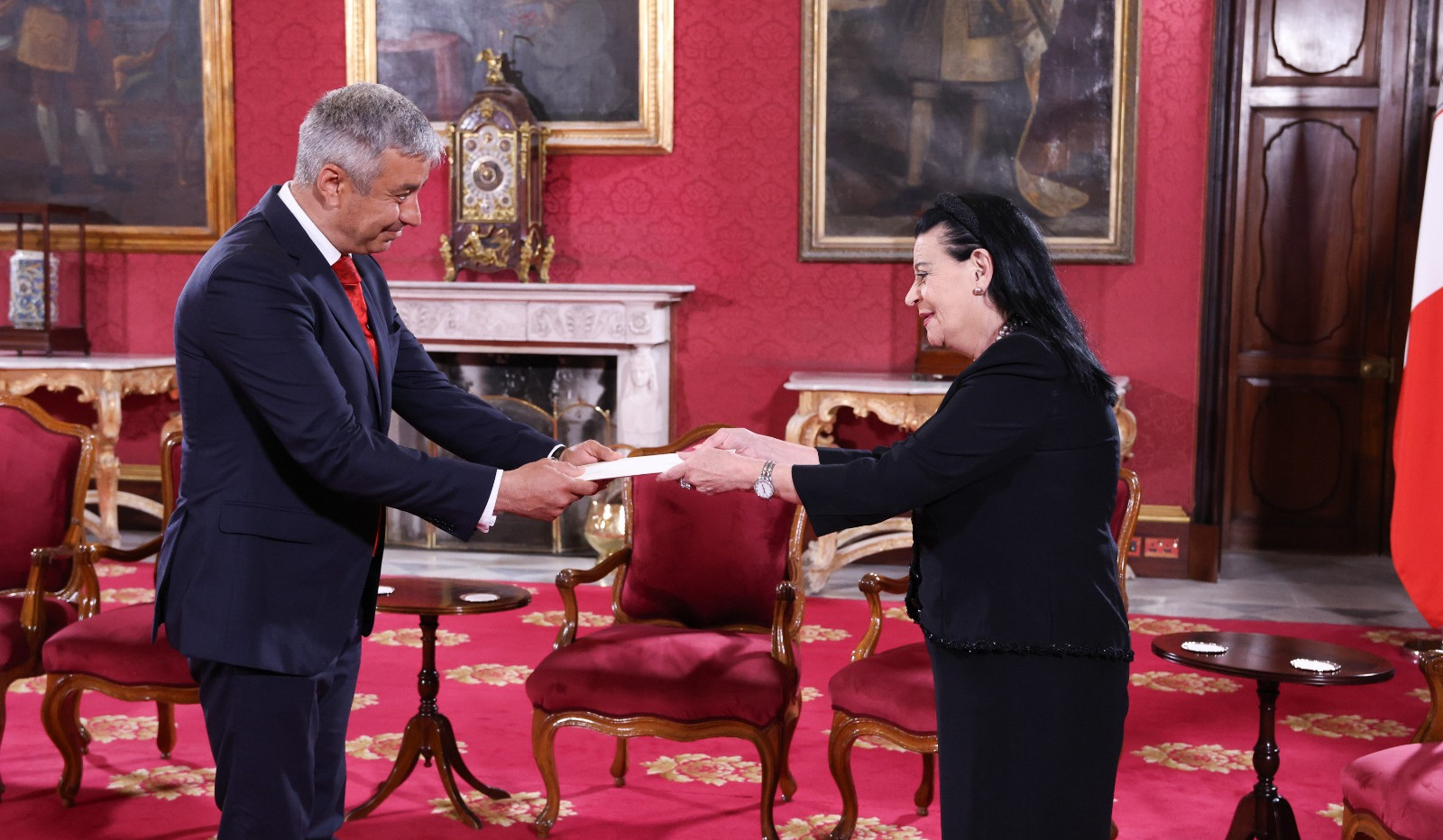 Մալթայում Հայաստանի դեսպանն իր հավատարմագրերն է հանձնել երկրի նախագահին