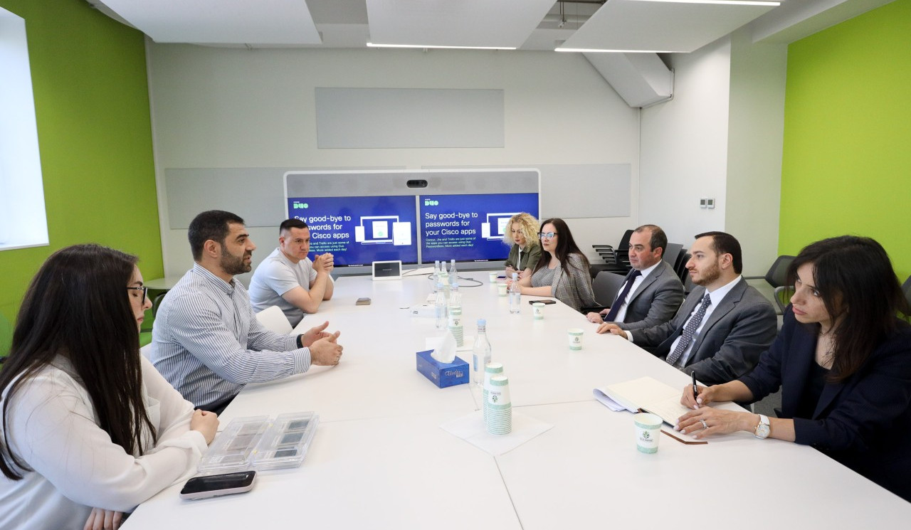Մխիթար Հայրապետյանն այցելել է «Սիսկո Սիսթեմս» ընկերության հայաստանյան գրասենյակ