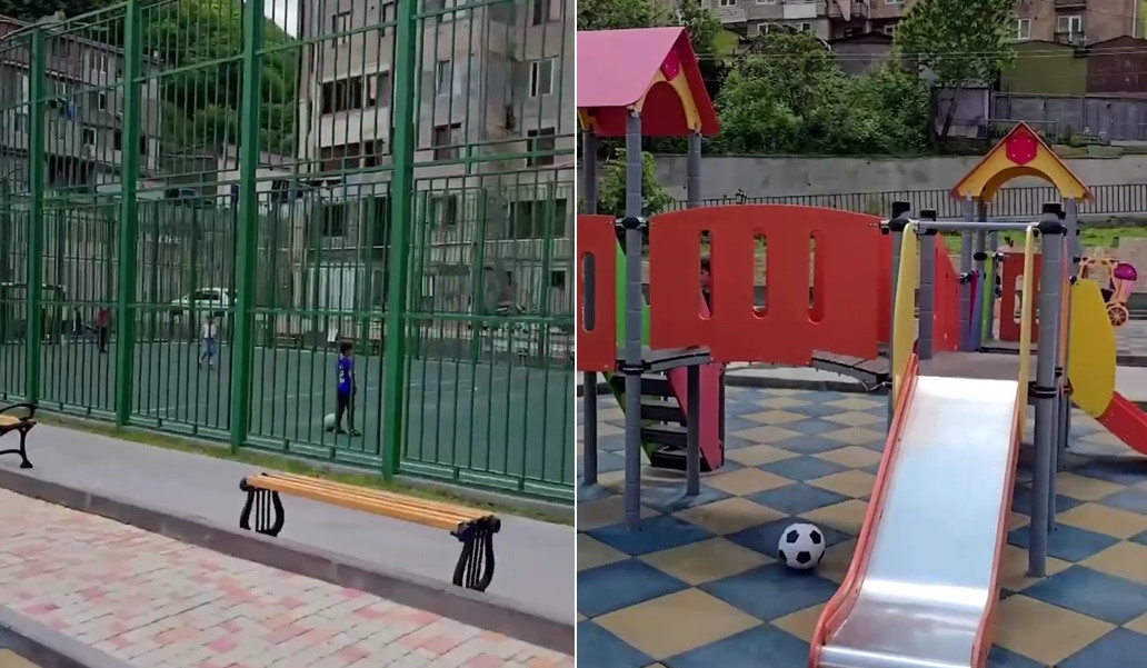 Քաջարանի Բակունցի փողոցի մարզադաշտն ու խաղահրապարակը վերակառուցված են. Նիկոլ Փաշինյան