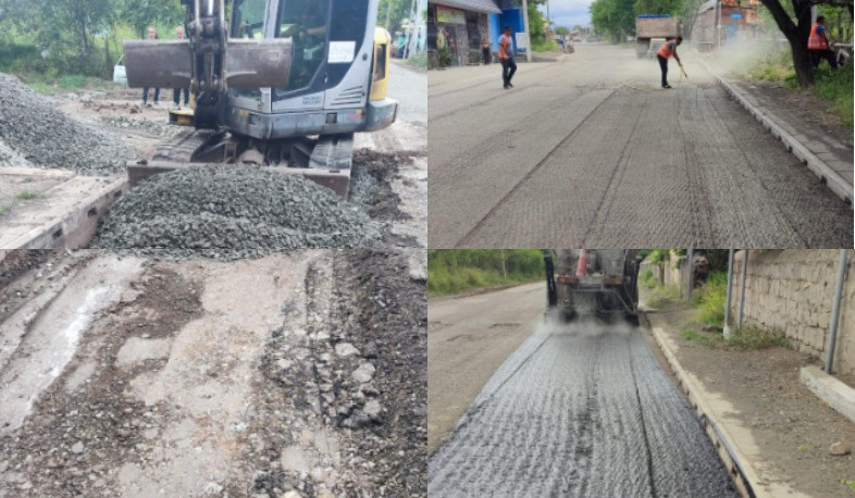 Հ-35 /Մ/6/-Օձուն-Արևածագ-/Հ-24/ ավտոճանապարհի մի հատվածում կատարվում են միջին նորոգման աշխատանքներ