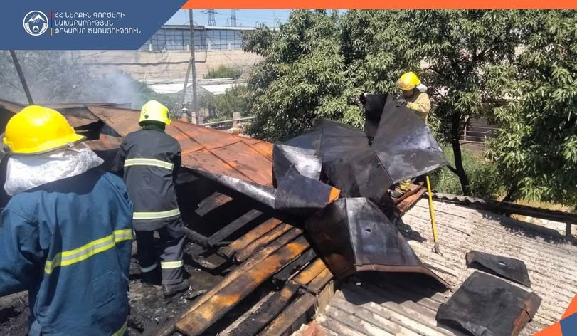 Հրդեհ Արգավանդ գյուղում. դեպքի վայր է մեկնել երկու մարտական հաշվարկ