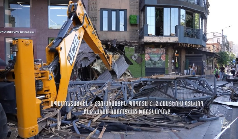 Հյուսիսային պողոտան ազատվել է ինքնակամ շինությունից