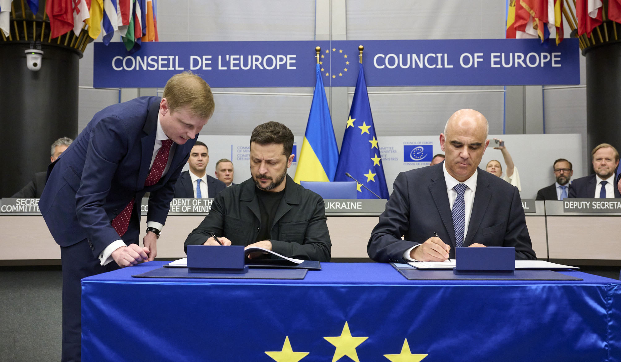 Зеленский подписал соглашение с генсеком Совета Европы о создании спецтрибунала против России