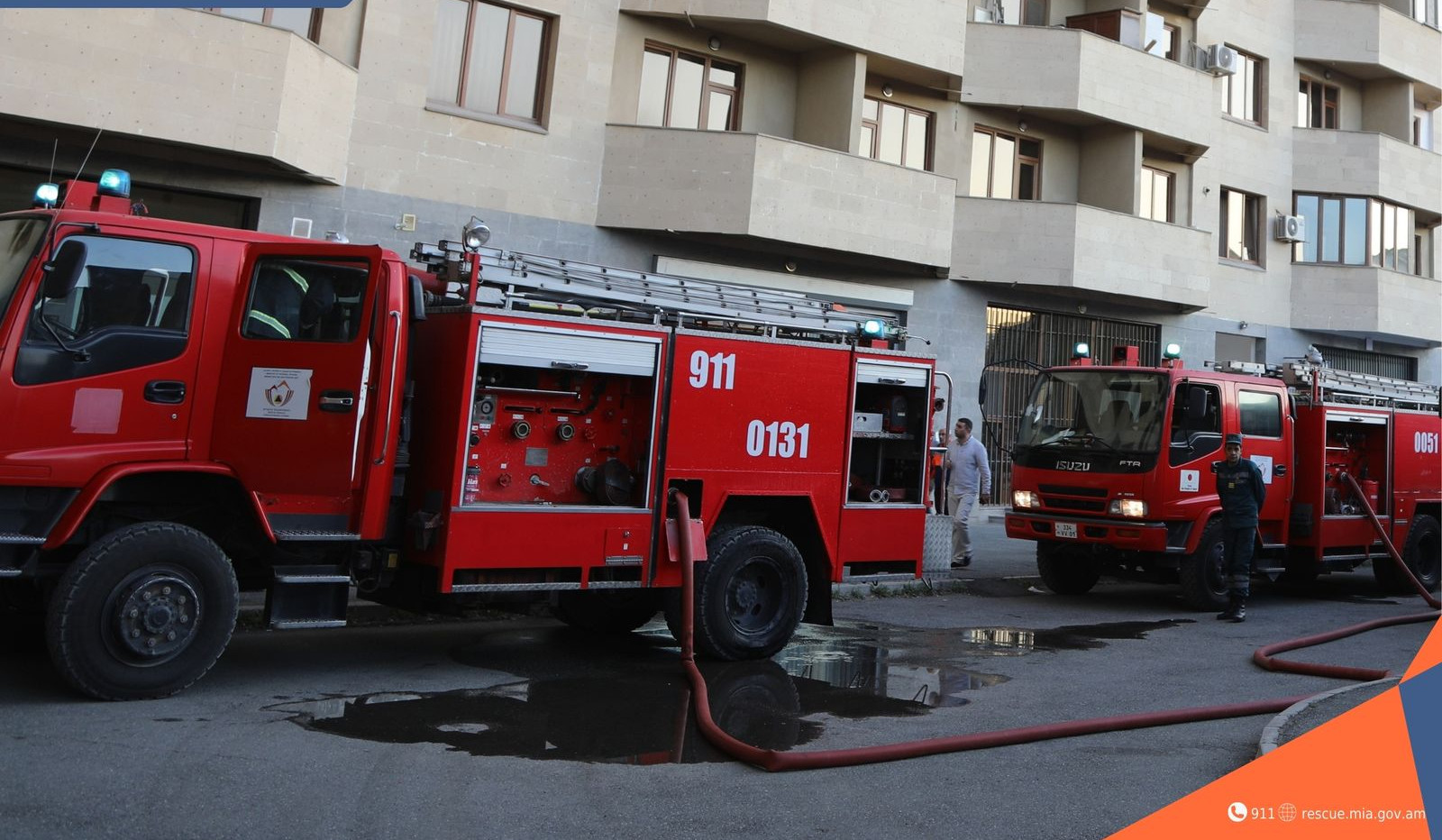 Հրդեհ Ծարավ Աղբյուր փողոցի շենքերից մեկի ավտոկայանատեղիում․ 350 բնակիչ է տարհանվել