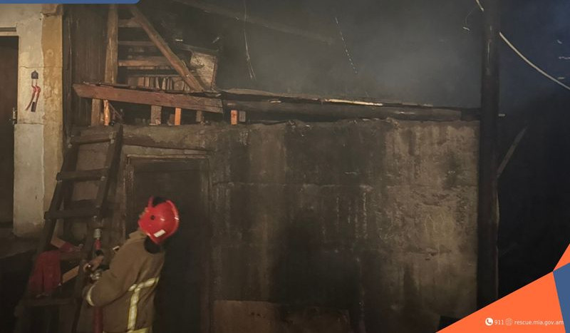 Հրդեհ Շահումյան գյուղում