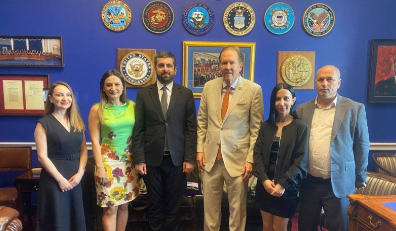 Հայ խորհրդարանականները հանդիպել են ԱՄՆ Ներկայացուցիչների պալատի ժողովրդավարական գործընկերության հանձնախմբի նախագահի և փոխնախագահի հետ