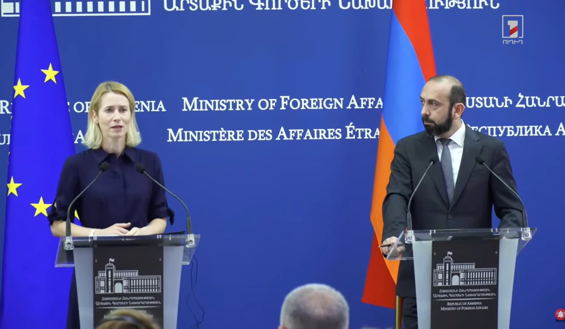 Այստեղ եմ հստակ ուղերձով, ԵՄ-ն և ՀՀ-ն երբեք այսքան մերձ չեն եղել, որքան հիմա. Կայա Կալաս