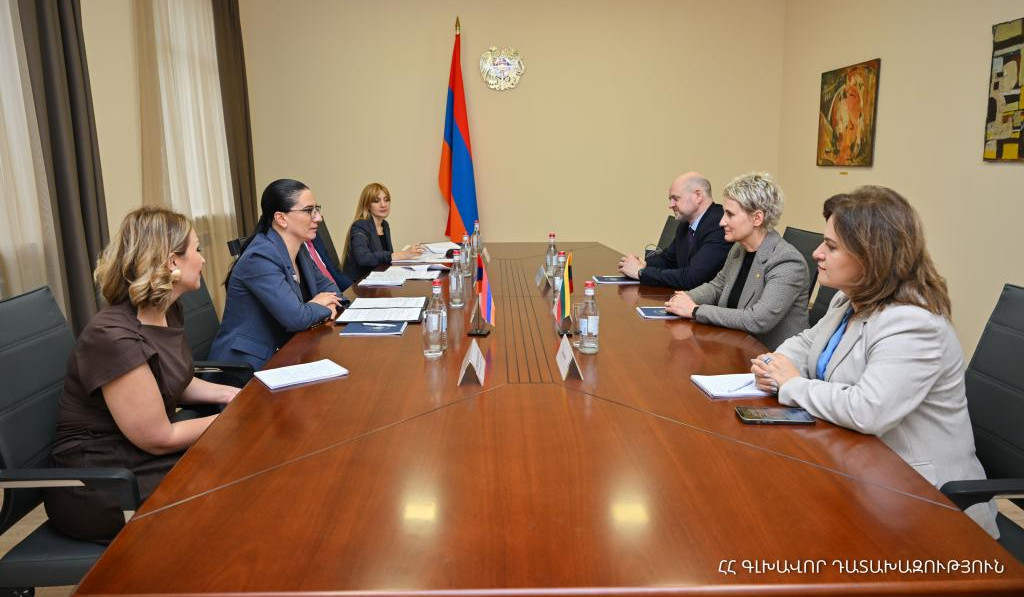 Հայաստանի գլխավոր դատախազն իր լիտվացի գործընկերոջ հետ քննարկել է երկուստեք հետաքրքրություն ներկայացնող հարցեր