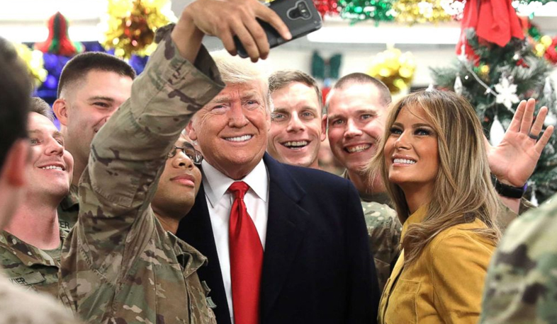 Donald Trump visits Iraq