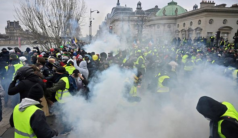 9-ая неделя демонстраций «Желтых жилетов»