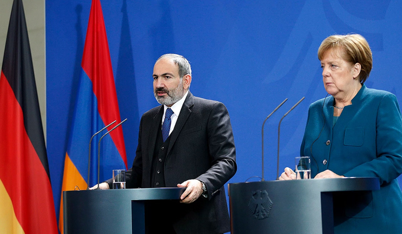 Armenian PM returns after visit to Germany