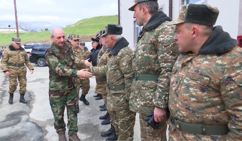 Արցախի նախագահն այցելել է առաջնագիծ