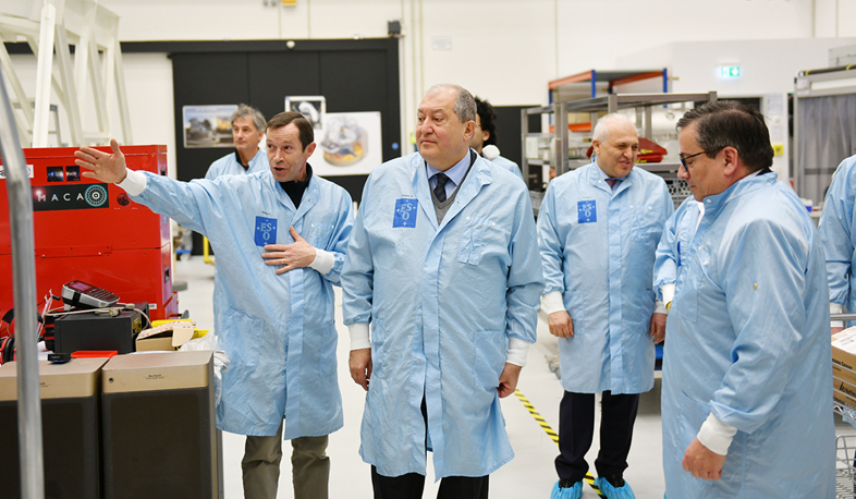Armenian President visits European Southern Observatory
