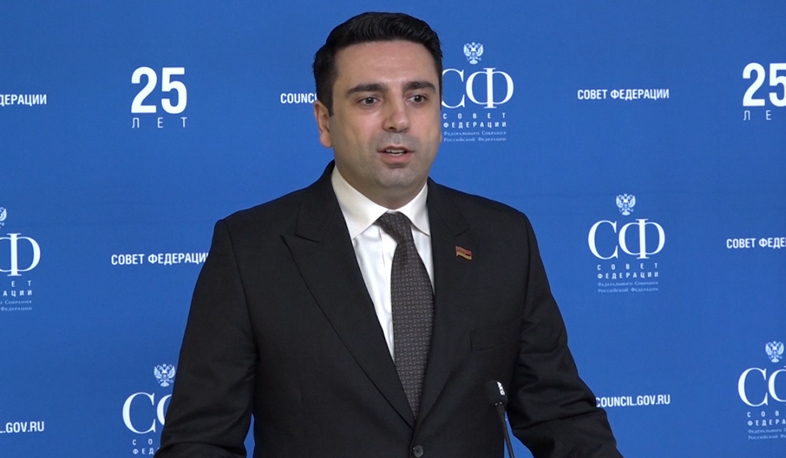 Ален Симонян подвел итоги визита армянской делегации в Россию