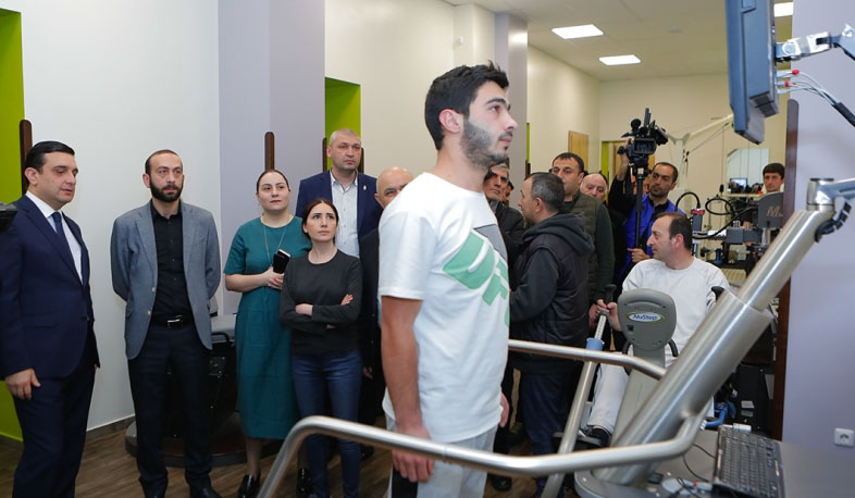 ԱԺ նախագահն այցելել է Հայրենիքի պաշտպանի վերականգնողական կենտրոն