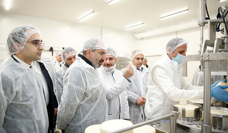Никол Пашинян присутствовал на открытии нового завода