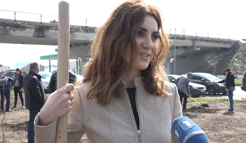 На прилегающей к магистрали территории будут посажены деревья