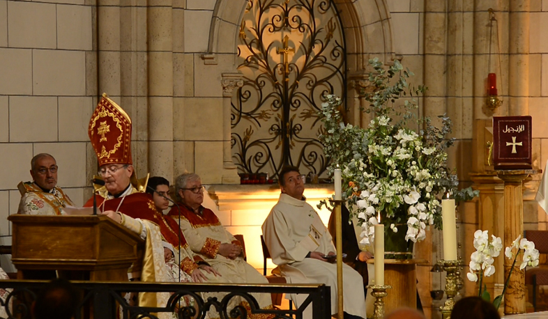 Holy Liturgy served in Paris in memory of Armenian Genocide