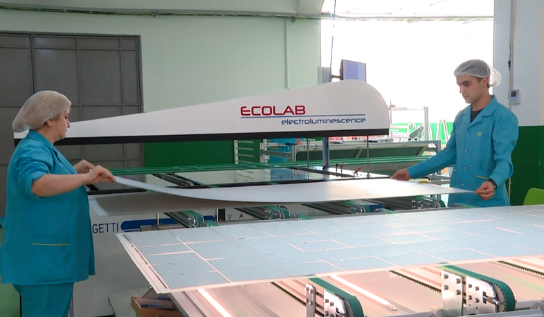 Արևային պանելի ժամանակակից հոսքագիծը