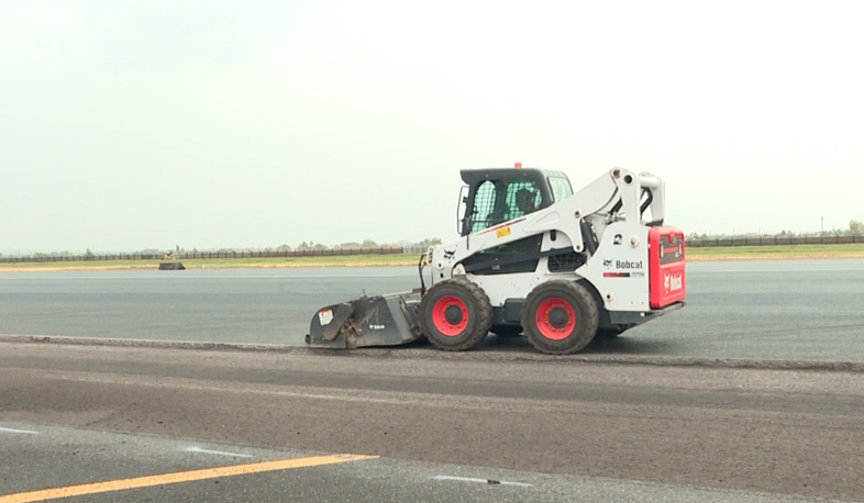 Repair works begin at Zvartnots runway
