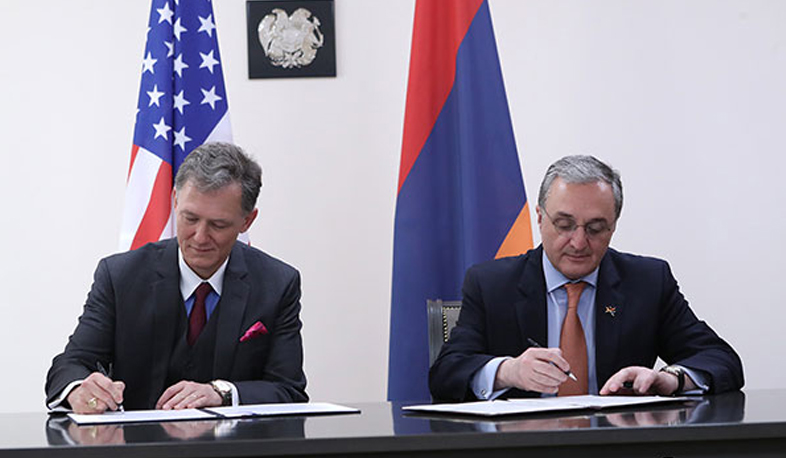 Armenia and US sign strategic dialogue joint statement