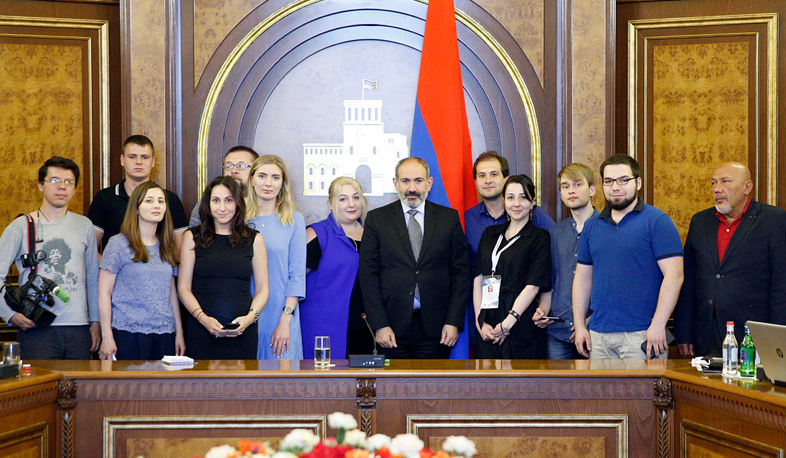 Նիկոլ Փաշինյանն ընդունել է ռուսական ԶԼՄ-ների ներկայացուցիչներին