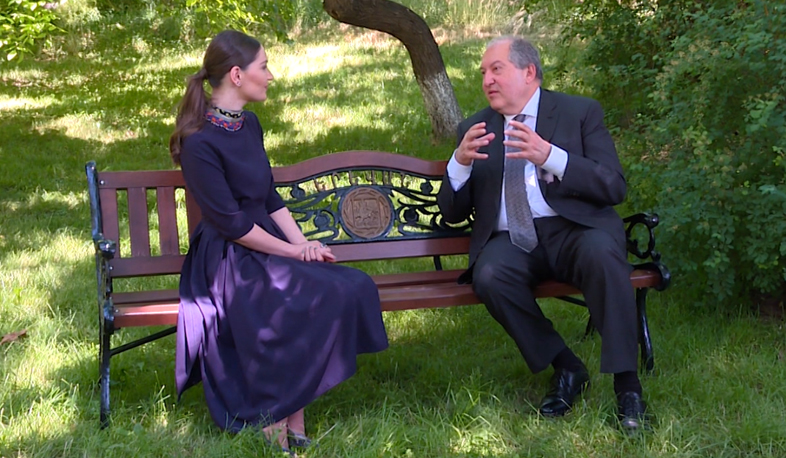President Armen Sarkissian gives exclusive interview to News