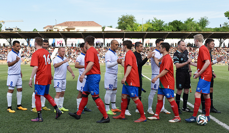 Artsakh National Team starts with a win