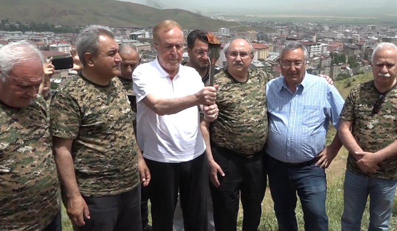 Համահայկական խաղերի ջահը վառվեց Մուսա լեռան գագաթին