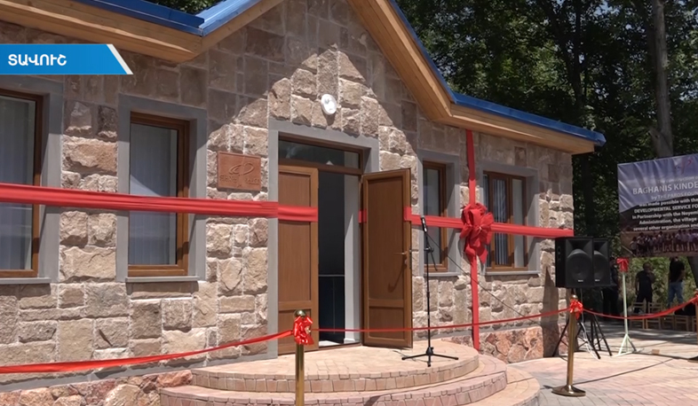 В приграничном селе Баганис открылся новый детский сад