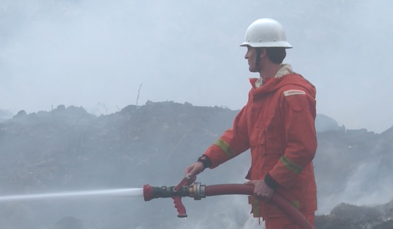 Հրդեհ՝ Ծիծեռնակաբերդի հուշահամալիրի մոտակայքում