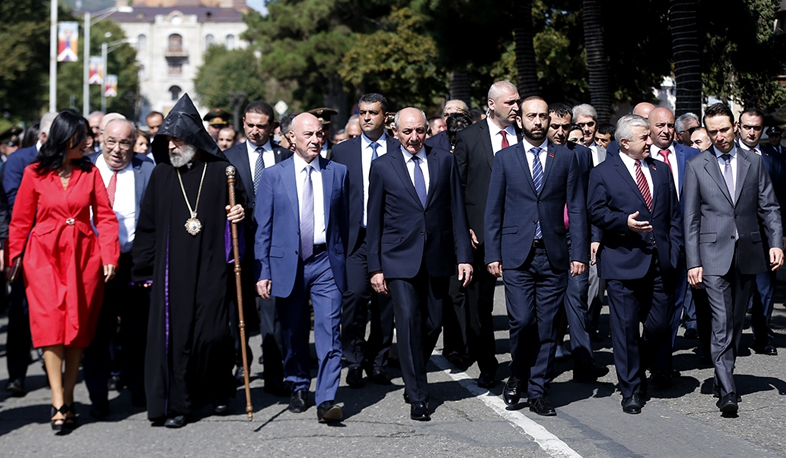 Արցախում են Հայաստանի բարձրաստիճան պաշտոնյաները