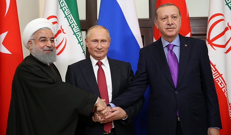 В Анкаре состоялась встреча Путина, Роухани и Эрдогана