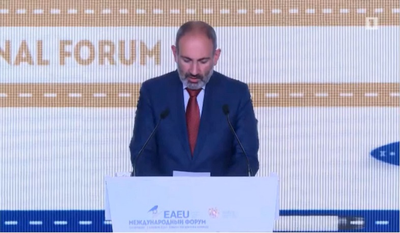 Նիկոլ Փաշինյանը ներկայացրել է «Եվրասիական աշխարհամասի տարանցիկ ներուժը» միջազգային համաժողովում ընդունված հռչակագիրը